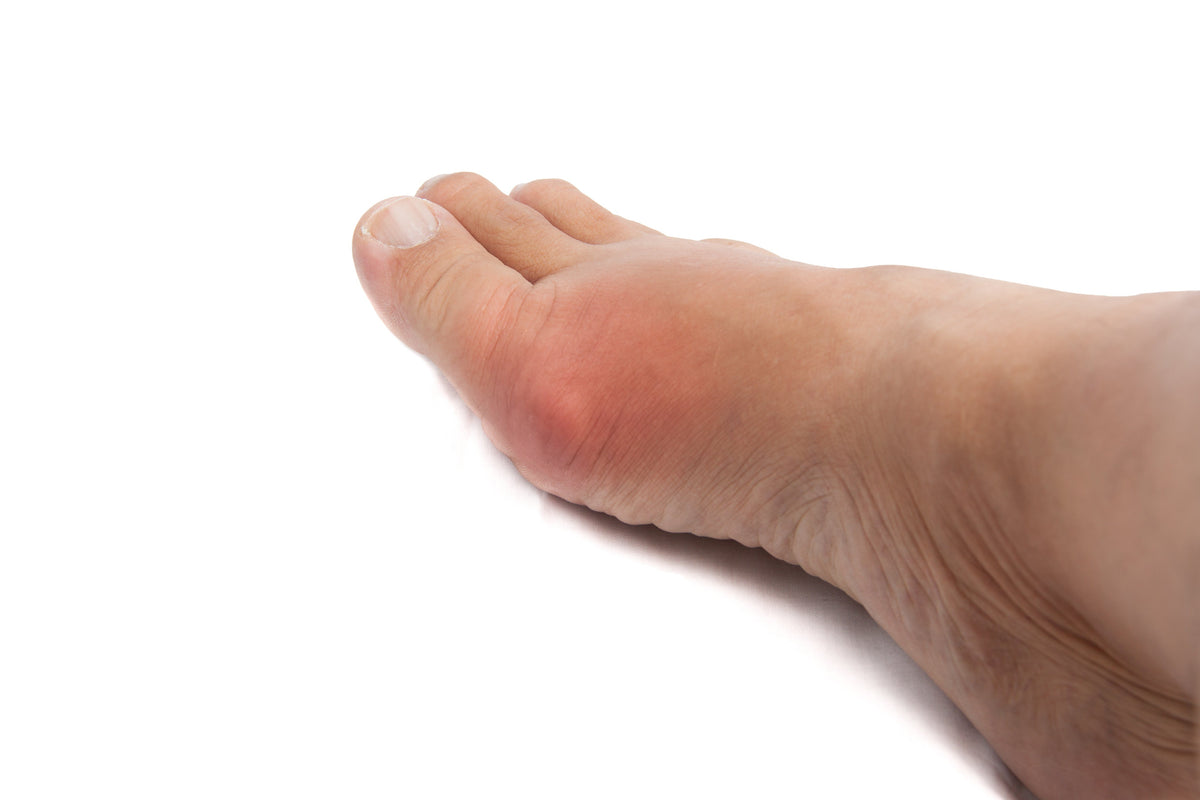 Close-up of a foot.