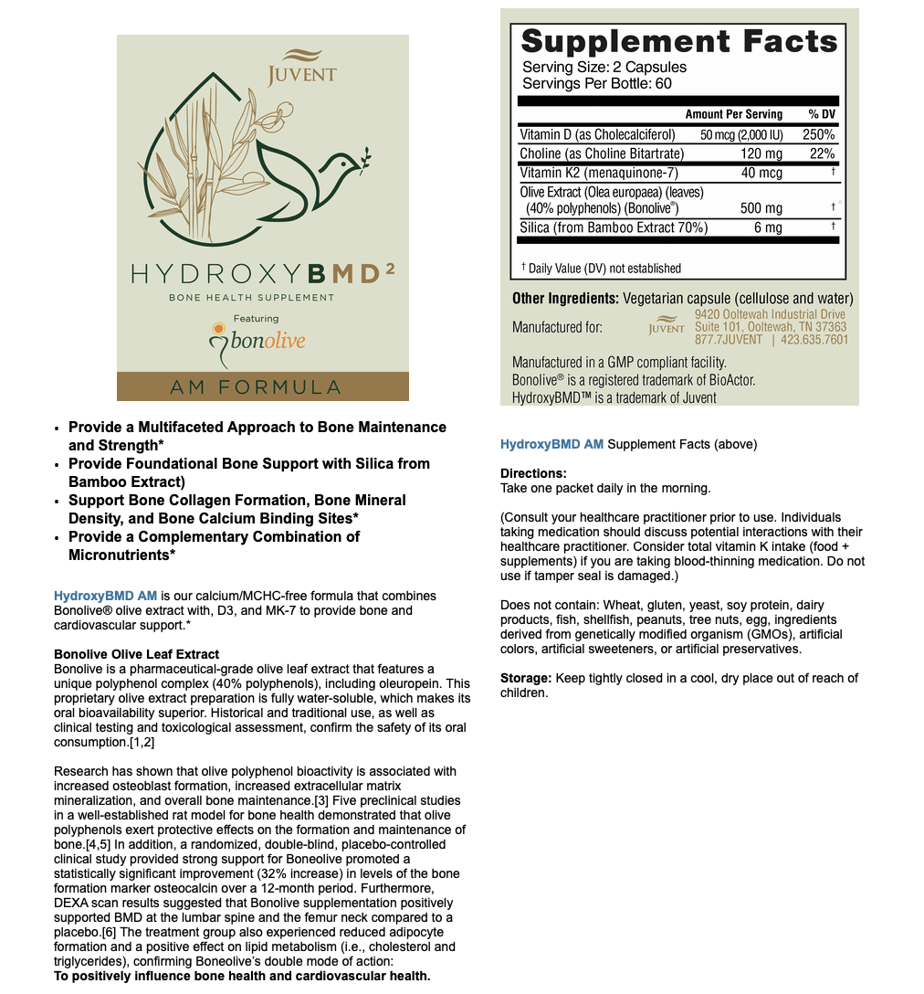 HydroxyBMD2 - 12 month supply