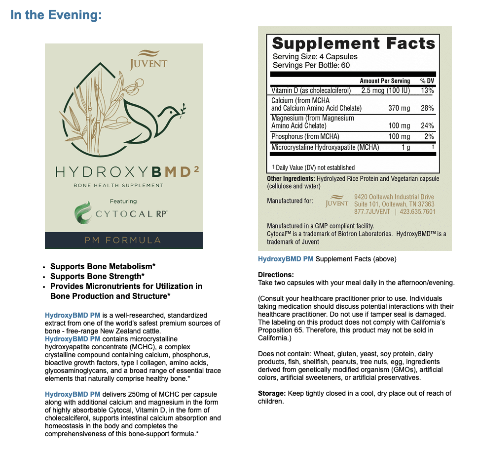 HydroxyBMD2 - 12 month supply