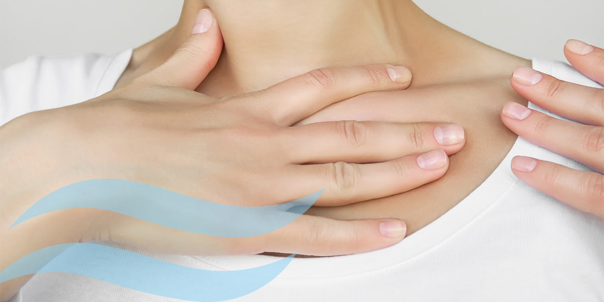 A woman going through lymphatic drainage.