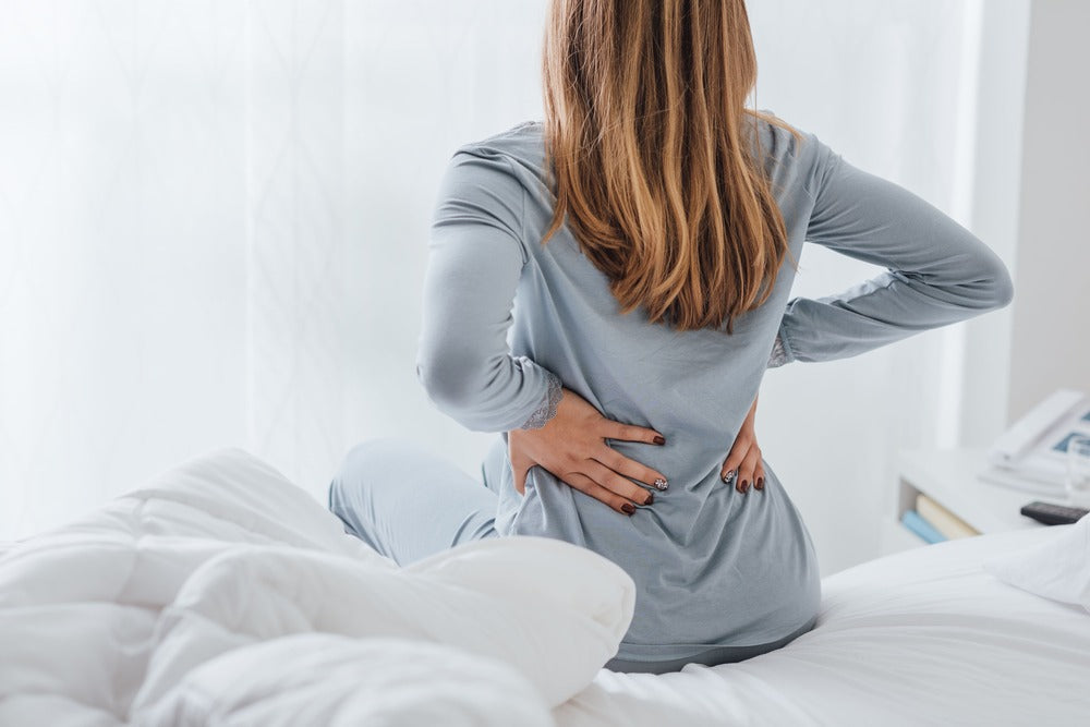 A woman dealing with inflammation.