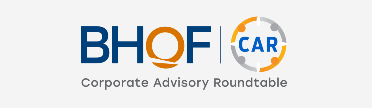 Bone Health Osteoporosis Foundation (BHOF) Corporate Advisory Roundtable (CAR) logo.