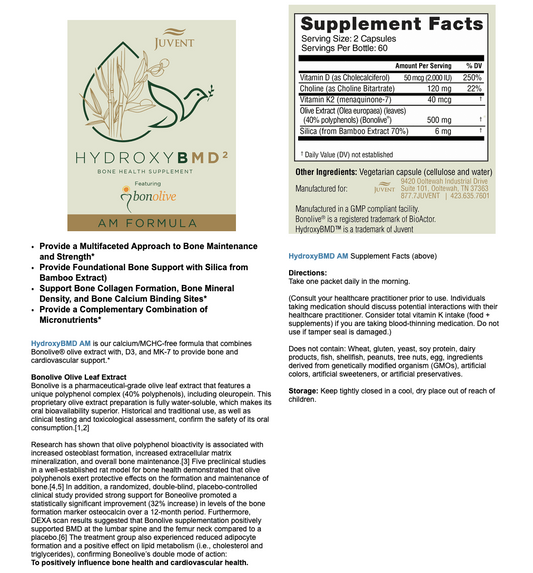 HydroxyBMD2 - 12 month supply