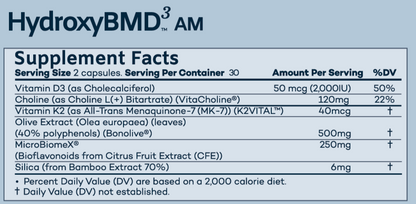 HydroxyBMD³ Bone, Joint & Cardiovascular Supplement System