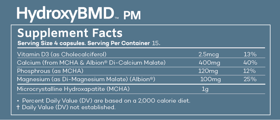 HydroxyBMD³ Bone, Joint & Cardiovascular Supplement System