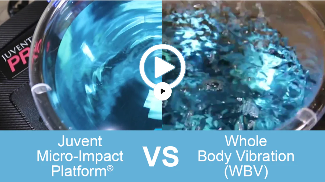 Load video: Juvent vs Whole Body Vibration